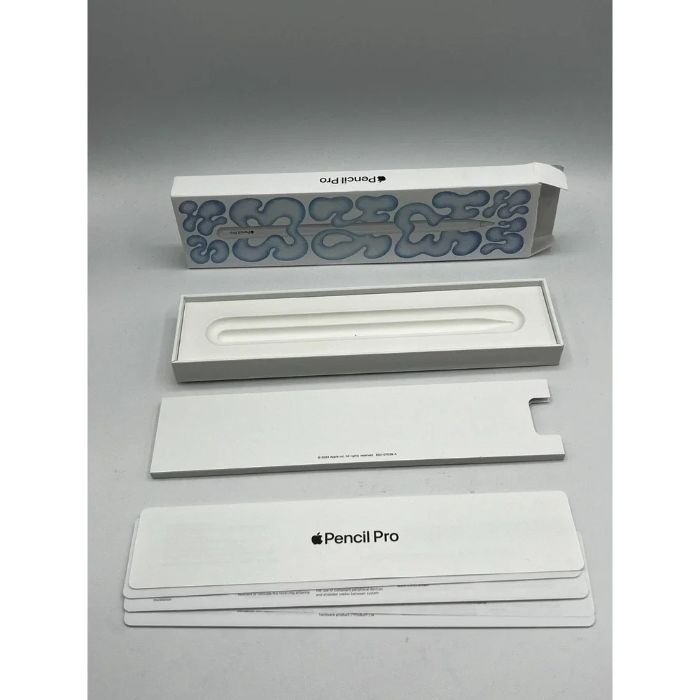 Apple Pencil Pro A2538 for Ipad Pro M4 & iPad Air M2 + Insert BOX ONLY NO PENCIL